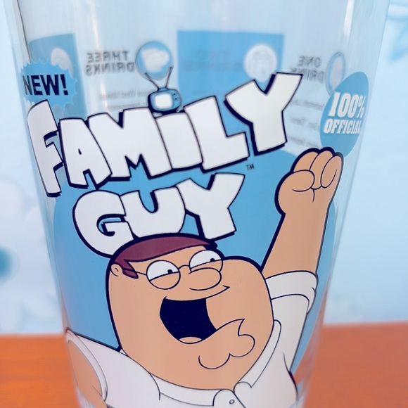 New Family Guy 2014 Drinking Game Pint Glass 100% Official 3 Drinks Made In USA! - Picture 2 of 12